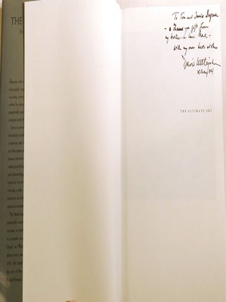 THE ULTIMATE ART Essays around and about Opera Signed