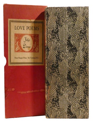 Item #330350 LOVE POEMS; Including "Songs and Sonets" and "Elegies" John Donne