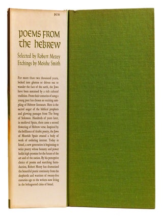 POEMS FROM THE HEBREW; Signed