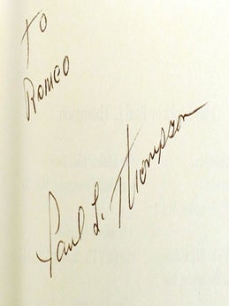 THE WRONG MAN AGAIN; Signed
