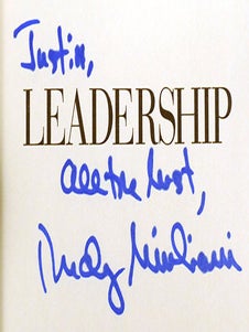 LEADERSHIP; Signed