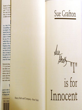 "I" IS FOR INNOCENT; Signed