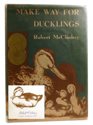 MAKE WAY FOR DUCKLINGS; Signed. Robert McCloskey.