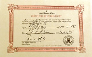 SLAUGHTERHOUSE-FIVE; Signed Easton Press