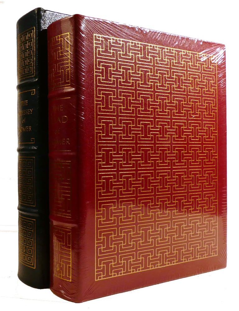 Item #331308 THE ILIAD AND THE ODYSSEY OF HOMER 2 VOLUME SET; Easton Press. Homer.