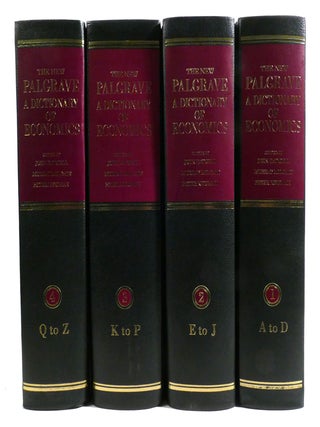 THE NEW PALGRAVE DICTIONARY OF ECONOMICS 4 VOLUME SET