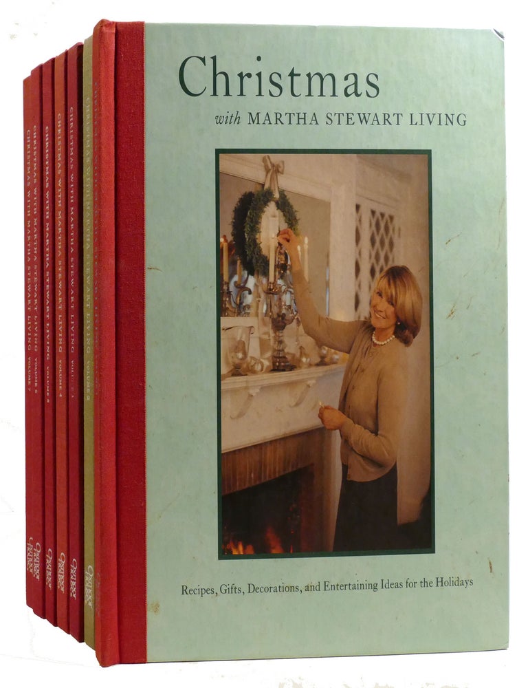 Item #331636 CHRISTMAS WITH MARTHA STEWART LIVING 7 VOLUME SET. Martha Stewart.