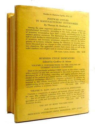 A MONETARY HISTORY OF THE UNITED STATES 1867-1960