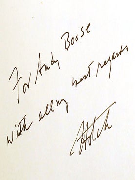 DEAR PAPA, DEAR HOTCH; The Correspondence of Ernest Hemingway and A. E. Hotchner Signed
