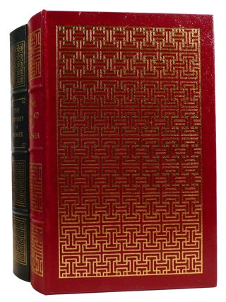 Item #331883 THE ILIAD AND THE ODYSSEY OF HOMER 2 VOLUME SET; Easton Press. Alexander Pope Homer