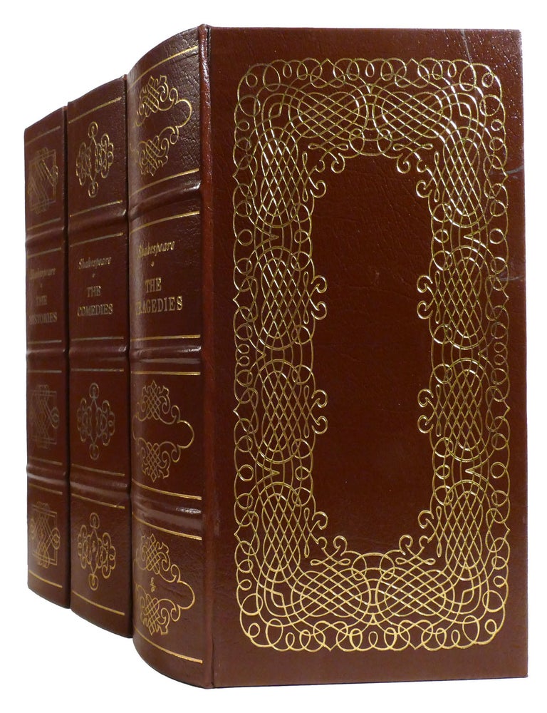 Item #331904 THE TRAGEDIES, THE COMEDIES, THE HISTORIES 3 VOLUME SET; Easton Press. William Shakespeare.