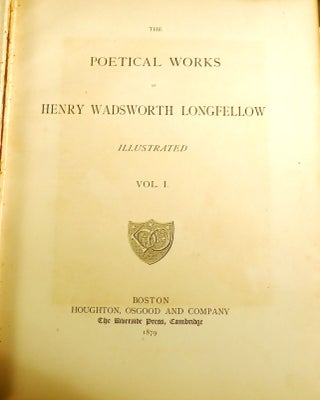 THE POETICAL WORKS OF HENRY WADSWORTH LONGFELLOW 2 VOLUME SET