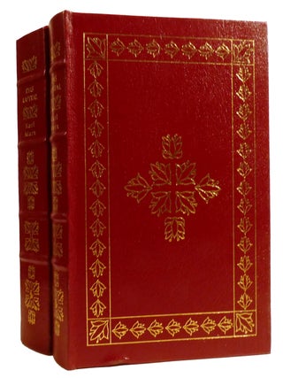 Item #331993 DAS KAPITAL 2 VOLUME SET; A Critique of Political Economy Easton Press. Frederick...