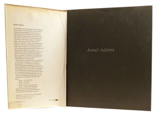 ANSEL ADAMS; Signed
