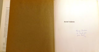 ANSEL ADAMS; Signed