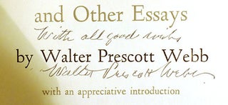AN HONEST PREFACE; Signed