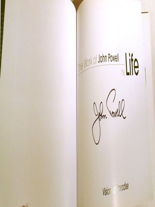 THE WORK OF JOHN POWELL, HIS LIFE; Signed