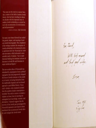 FROM TEXT TO CONTEXT; The Turn to History in Modern Judaism Signed