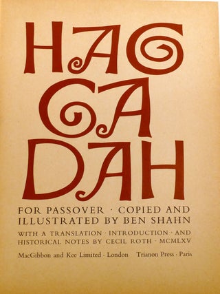 HAGGADAH FOR PASSOVER
