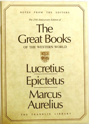 ON THE NATURE OF THINGS, DISCOURSES, MEDTITATIONS; Franklin Library