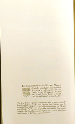 ON THE NATURE OF THINGS, DISCOURSES, MEDTITATIONS; Franklin Library