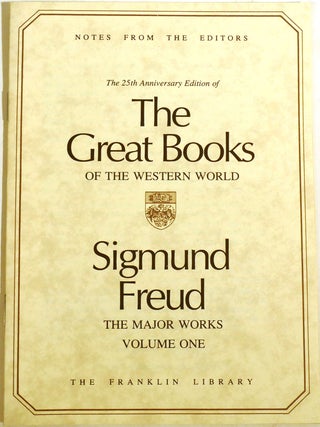 THE MAJOR WORKS OF SIGMUND FREUD 3 VOLUME SET; Franklin Library