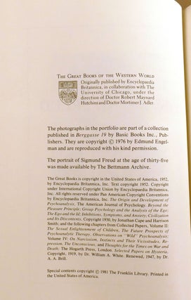 THE MAJOR WORKS OF SIGMUND FREUD 3 VOLUME SET; Franklin Library