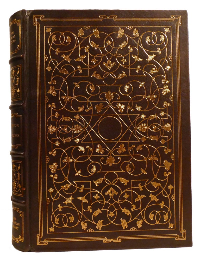Item #332705 MATHEMATICAL PRINCIPLES OF NATURAL PHILOSOPHY AND TREATISE ON LIGHT; Franklin Library. Sir Isaac Newton. Christiaan Huygens.