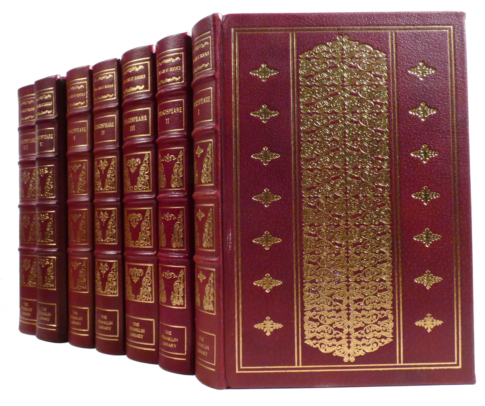 THE PLAYS AND SONNETS OF WILLIAM SHAKESPEARE 7 VOLUME SET