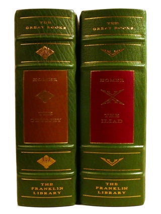 THE ILIAD AND THE ODYSSEY 2 VOLUME SET; Franklin Library