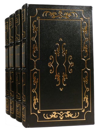 THE LIVES OF THE NOBLE GRECIANS AND ROMANS 4 VOLUME SET; Franklin Library. Plutarch.