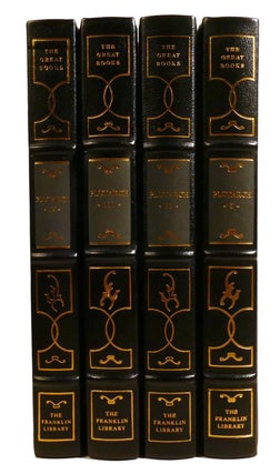 THE LIVES OF THE NOBLE GRECIANS AND ROMANS 4 VOLUME SET; Franklin Library