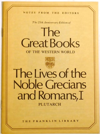 THE LIVES OF THE NOBLE GRECIANS AND ROMANS 4 VOLUME SET; Franklin Library