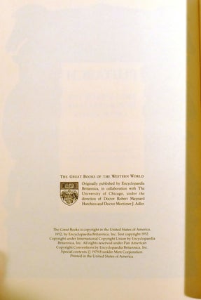 THE LIVES OF THE NOBLE GRECIANS AND ROMANS 4 VOLUME SET; Franklin Library