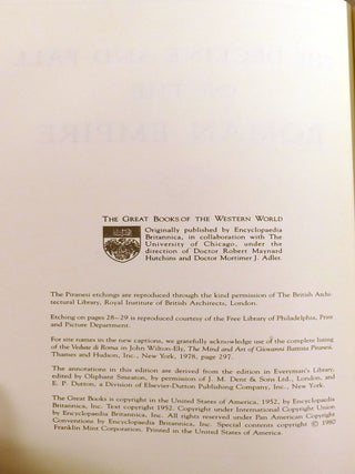 THE DECLINE AND FALL OF THE ROMAN EMPIRE IN 6 VOLUMES; Franklin Library