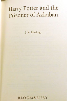 HARRY POTTER AND THE PRISONER OF AZKABAN
