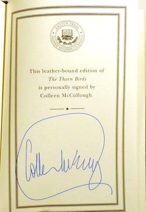THE THORN BIRDS; Signed Easton Press