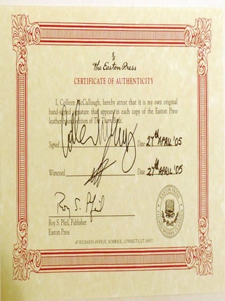 THE THORN BIRDS; Signed Easton Press