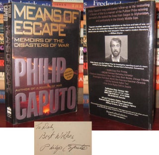 MEANS OF ESCAPE Signed 1st