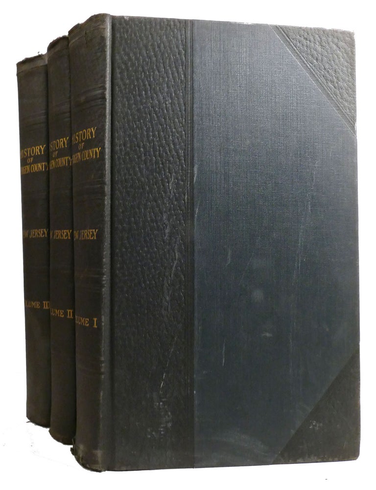 Item #333440 HISTORY OF BERGEN COUNTY NEW JERSEY 3 VOLUME SET; 1630-1923. Frances A. Westervelt.