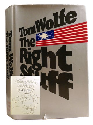 THE RIGHT STUFF; Signed. Tom Wolfe.