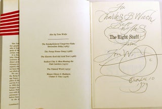 THE RIGHT STUFF; Signed