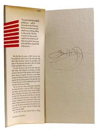 THE RIGHT STUFF; Signed