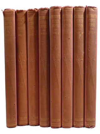 CELEBRATED CRIMES 8 VOLUME SET; The Borgias, the Cenci, Massacres of the South, Karl-Ludwig Sand, Ussain Grandier, Nisida, Derues, La Constantin, Joan of Naples, the Man in the Iron Mask, Martin Guerre, Ali Pacha, Countess De Saint-Geran, Murat, the Marquise De Brinvilliers, Vaninka