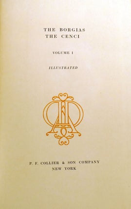 CELEBRATED CRIMES 8 VOLUME SET; The Borgias, the Cenci, Massacres of the South, Karl-Ludwig Sand, Ussain Grandier, Nisida, Derues, La Constantin, Joan of Naples, the Man in the Iron Mask, Martin Guerre, Ali Pacha, Countess De Saint-Geran, Murat, the Marquise De Brinvilliers, Vaninka