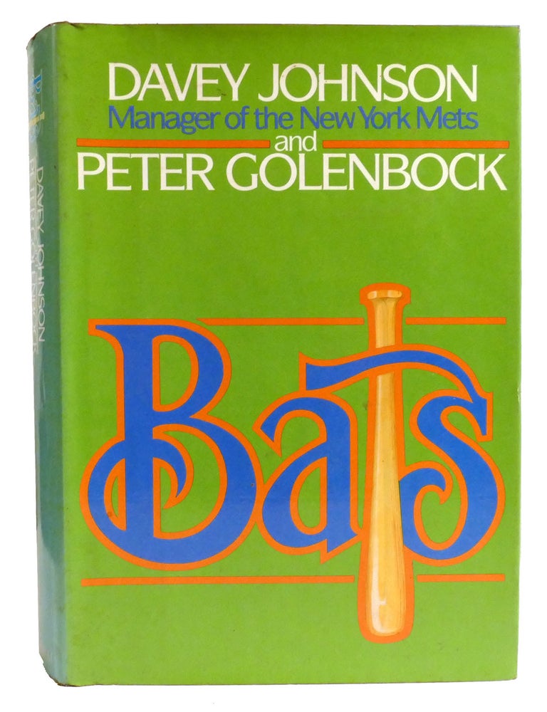 Item #334392 BATS. Davey Johnson Peter Golenbock.