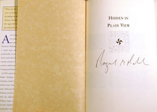 HIDDEN IN PLAIN VIEW; A Secret Story of Quilts and the Underground Railroad Signed