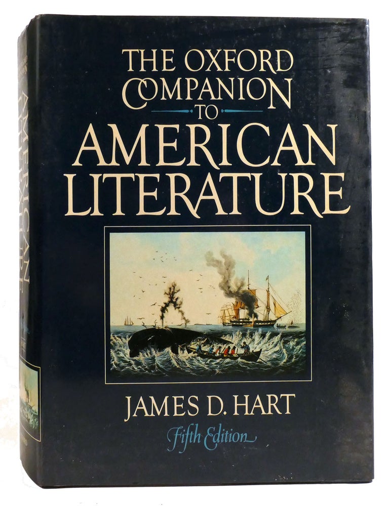 Item #334544 THE OXFORD COMPANION TO AMERICAN LITERATURE. James D. Hart.