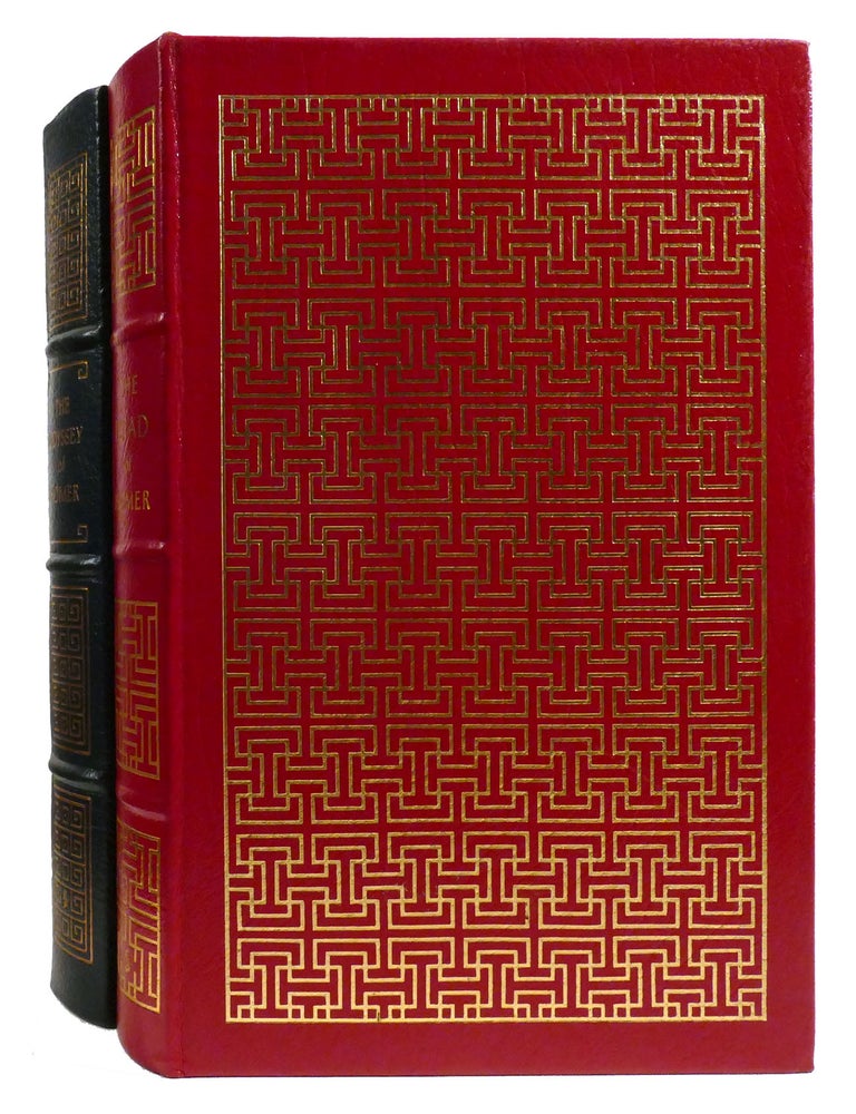 Item #334551 THE ILIAD AND THE ODYSSEY OF HOMER 2 VOLUME SET; Easton Press. Alexander Pope Homer.