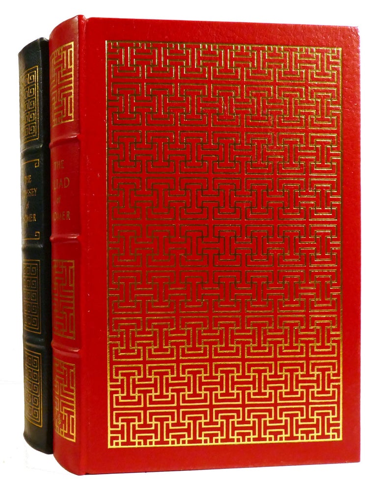 Item #334564 THE ILIAD AND THE ODYSSEY OF HOMER 2 VOLUME SET; Easton Press. Alexander Pope Homer.